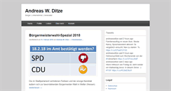 Desktop Screenshot of ditze.net